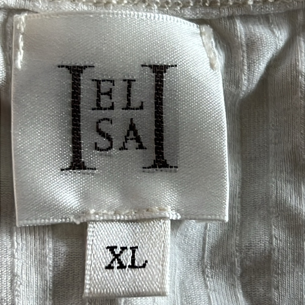 HELSA Rib Square Tank In White - Picture 8 of 10